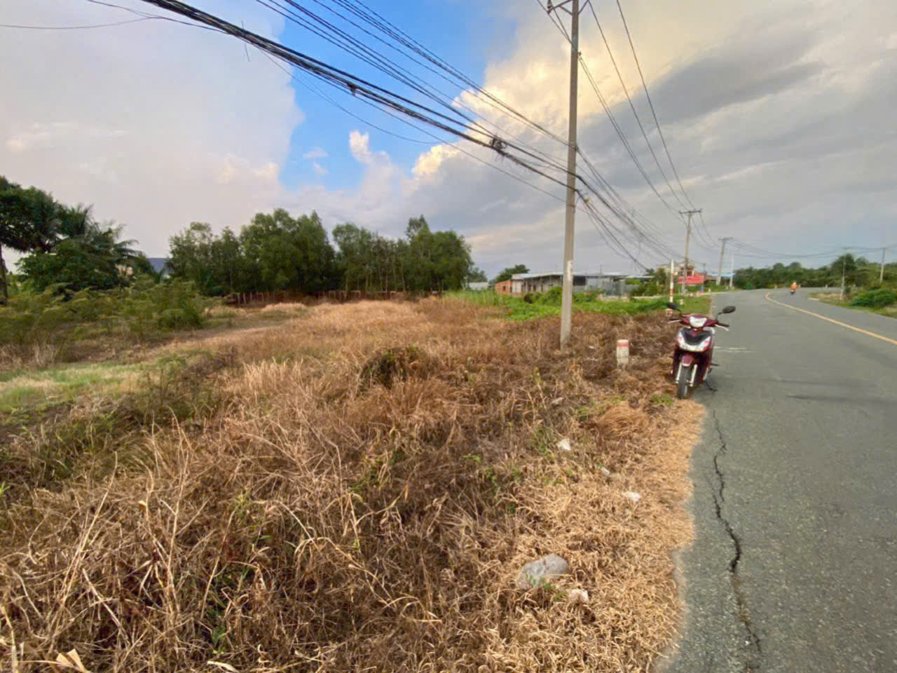 Bán đất mặt tiền ĐT 816 , xã Thạnh Hòa, Bến Lức tdt 910m2 ( có 200m2 thổ ) giá 2,8 ty