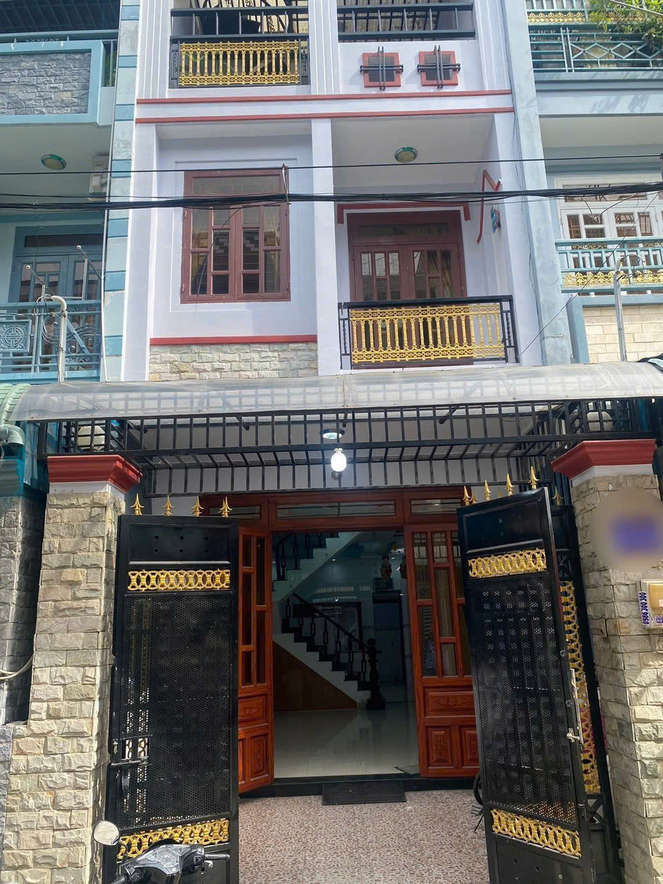 Nhà hẻm đường số 8, Bình Hưng Hòa B, Bình Tân dt 73,5m2 2 lầu 3pn 4wc giá 5,2 tỷ