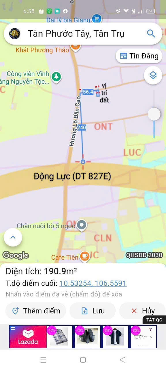 Bán nhà cấp 4 mặt tiền Nguyễn Thị Cần ,Tân Phước Tây , dt 174m2 ,2pn ,1wc , sân oto giá 1,499 tỷ