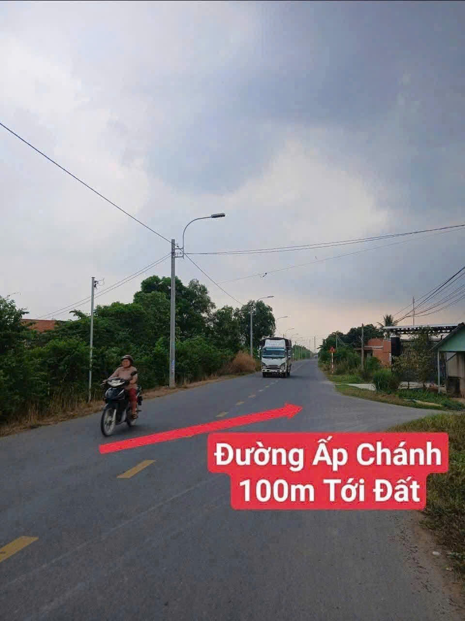 Bán đất / Ấp Chánh , thị trấn Hậu Nghĩa dt 232m2 full thổ đường oto đá xanh giá chốt 1,25 tỷ