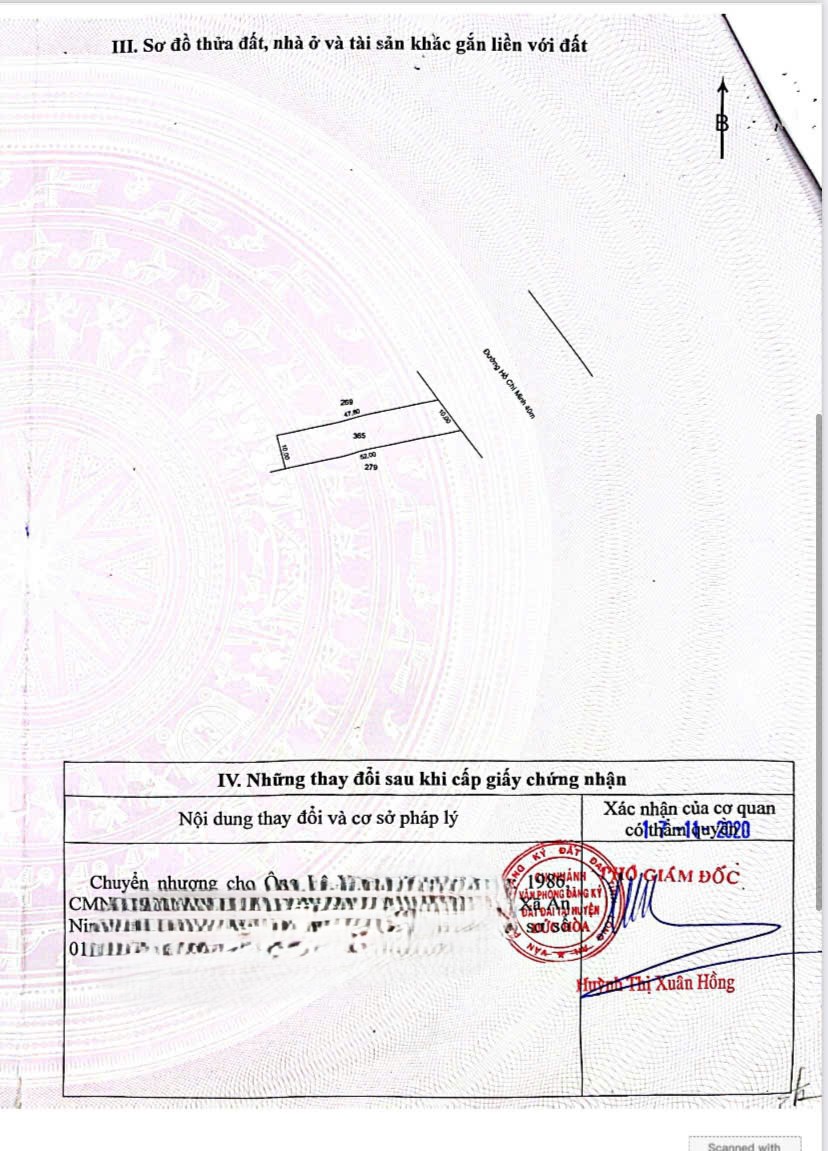 Bán đất full thổ mặt tiền nhựa Hồ Chí Minh, xã An Ninh Đông dt 500m2 giá 2,95 tỷ