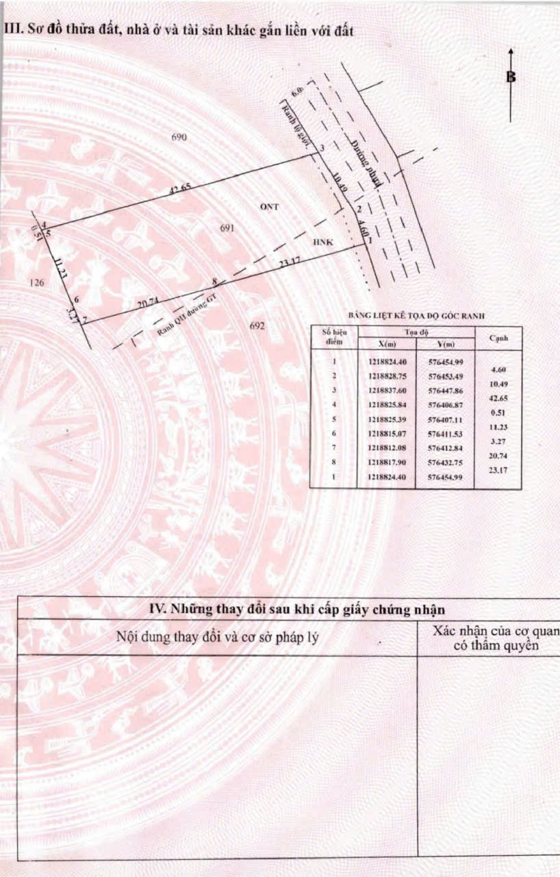 644m2 đất mặt tiền đường nhựa xã Nhuận Đức , Củ Chi giá 3,5 tỷ