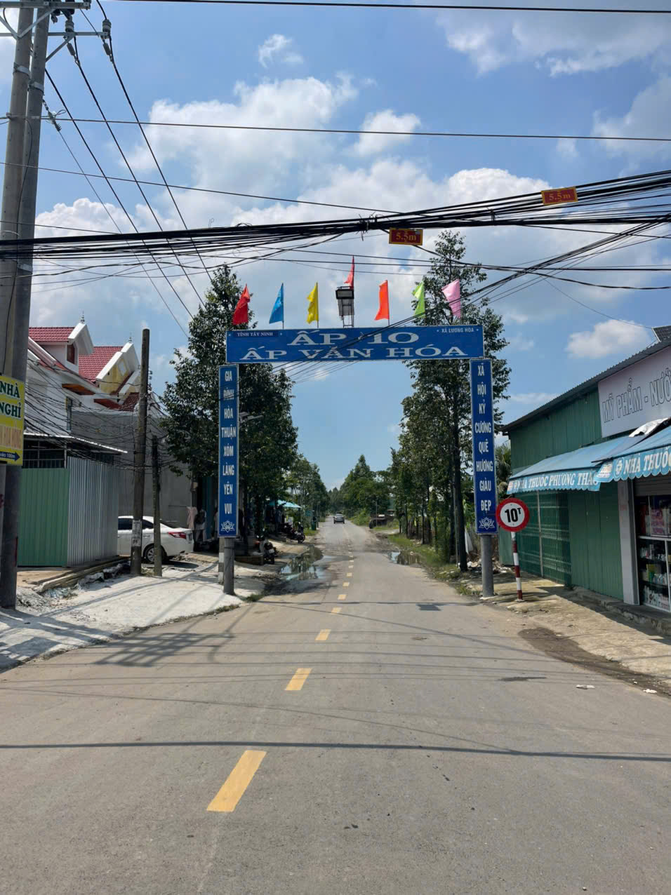 2540m2 đất mặt tiền nhựa ấp 10 ( 177m2 thổ ) xã Lương Hòa, Bến Lức giá 5 tỷ