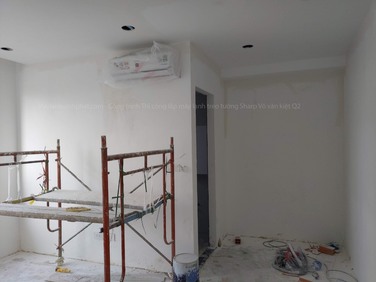 Chuyên nhận thi công Máy lạnh treo tường SHARP Inverter uy tín, giá rẻ nhất Tp.HCM