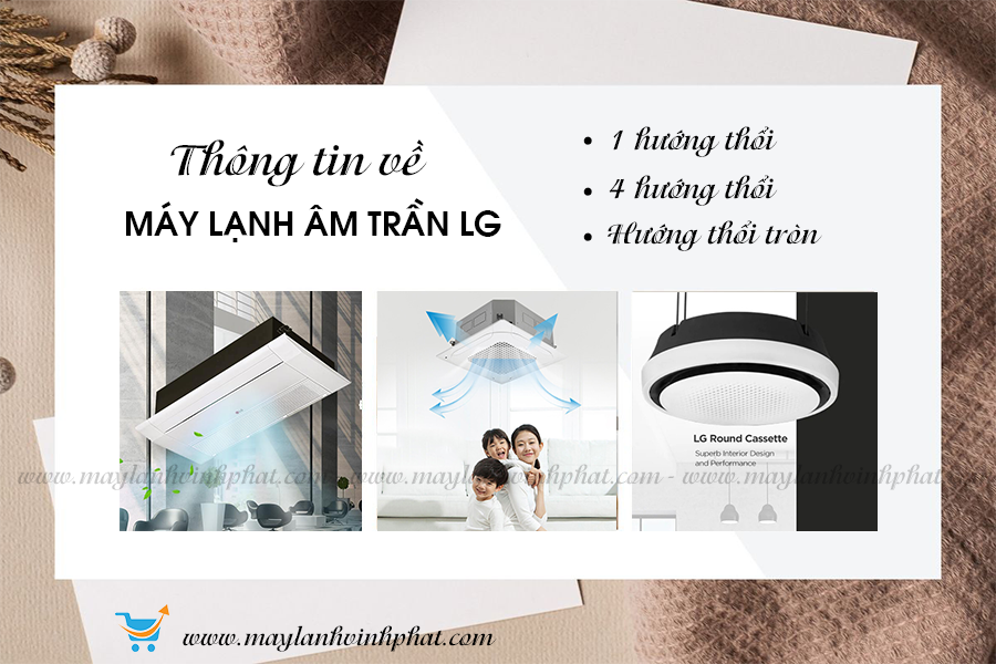 Danh sách và bảng giá Điều hòa âm trần cassette LG mới nhất tại TPHCM
