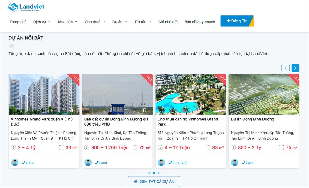 LandViet.com.vn - Nền tảng hàng đầu cho giao dịch nhà đất