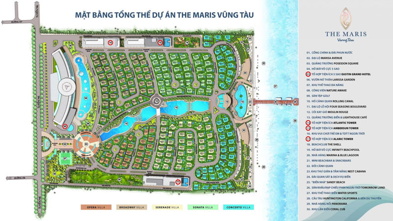 The Maris Vũng Tàu - Khu nghỉ dưỡng 5 sao tiêu chuẩn quốc tế