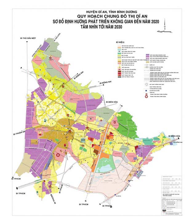 Tiềm năng phát triển - tầm nhìn quy hoạch chung của Dĩ An đến năm 2030