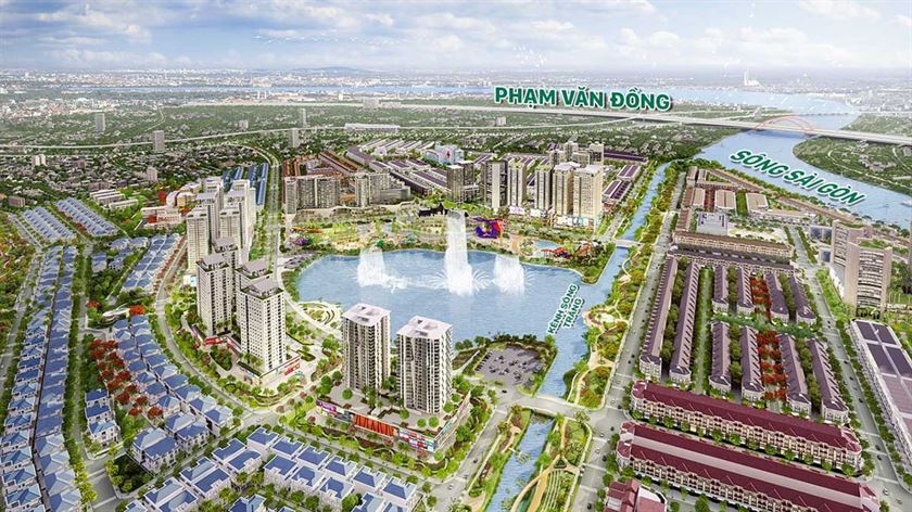 Quy hoạch căn hộ khu dân cư Vạn Phúc City