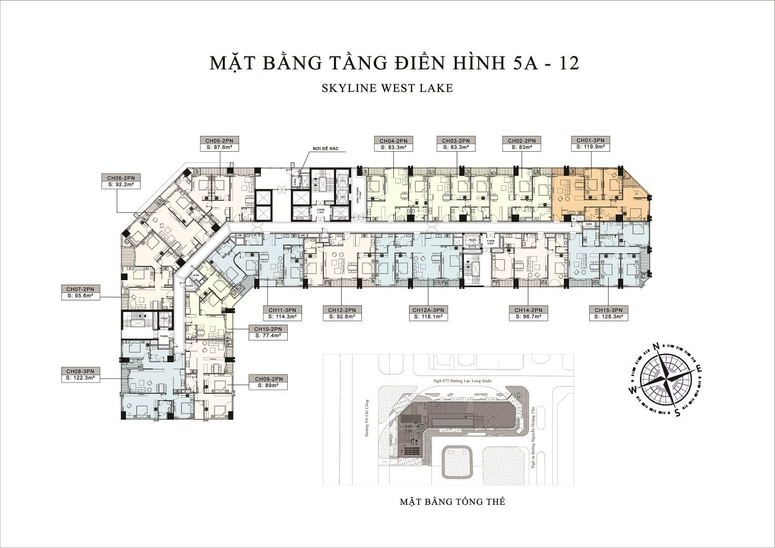 Chung cư Skyline West Lake - Sống thượng lưu phiêu vị thế