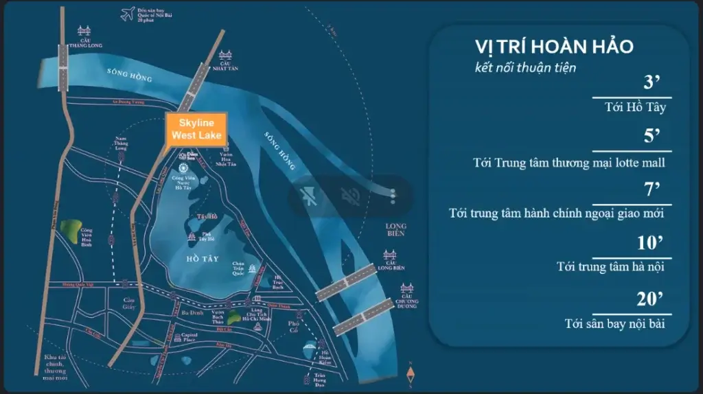 Chung cư Skyline West Lake - Sống thượng lưu phiêu vị thế